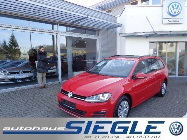 Rot Gebraucht 2014 VW Golf VII Kombi | 13.950 € (Teuer) - Bild 1/4