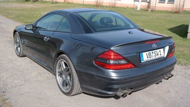 Grau Gebraucht 2008 Mercedes SL500 AMG Cabrio | 19.500 € (Superpreis) - Bild 1/3