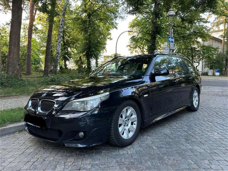 Schwarz Gebraucht 2007 BMW 525 M Sport Kombi | 4.800 € - Bild 1/4