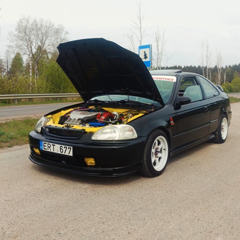 Schwarz Gebraucht 1999 Honda Civic Coupé | 9.700 € - Bild 1/4