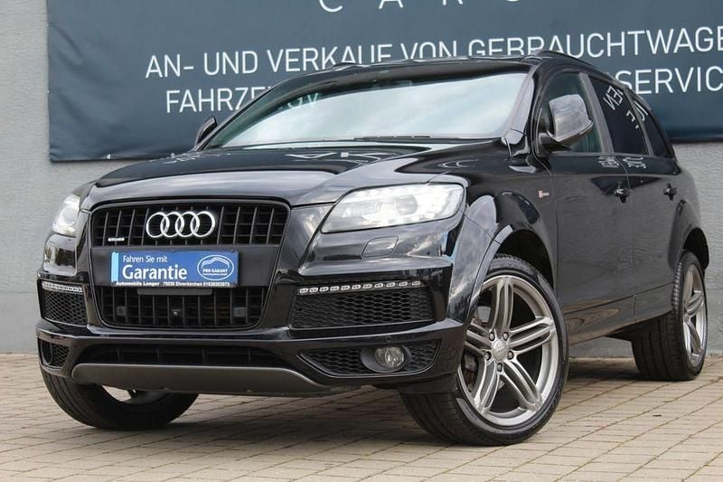 Schwarz Gebraucht 2014 Audi Q7 S-Line SUV | 18.890 € (Guter Preis) - Bild 1/4