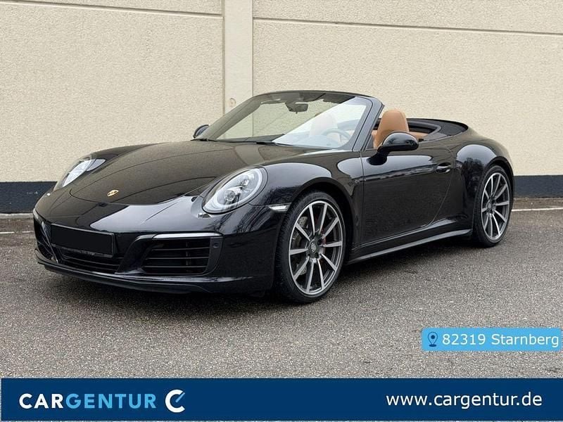 Gebraucht Porsche 911 Carrera 4S Cabriolet 420 PS (308 kW) 2017 Tiefschwarz (metallic) Cabrio