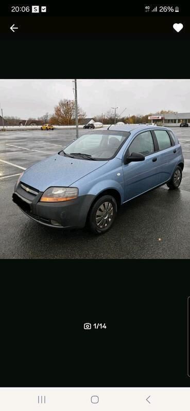 Grün Gebraucht 2006 Chevrolet Kalos Kleinwagen | 1.399 € (Teuer) - Bild 1/4