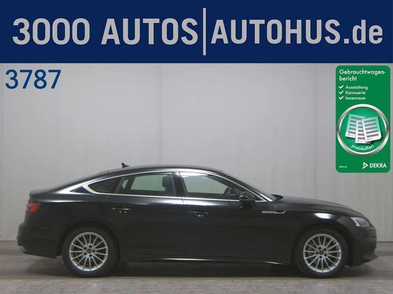 Brillantschwarz Gebraucht 2021 Audi A5 Sportback Limousine | 19.980 € (Superpreis) - Bild 1/4