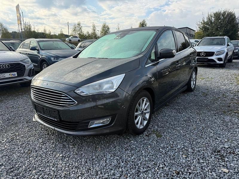 Grau Gebraucht 2018 Ford C-MAX Titanium Van / Kleinbus | 6.990 € (Guter Preis) - Bild 1/4
