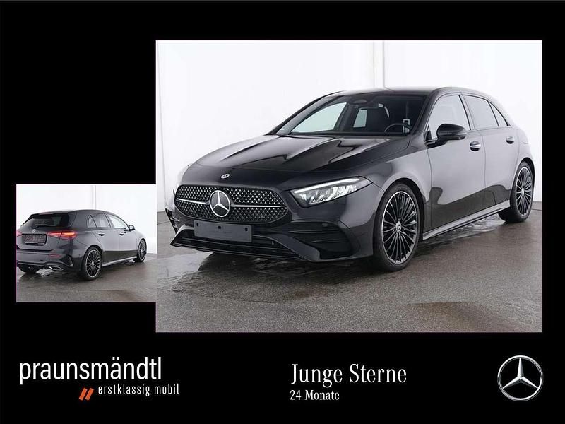 Lack kosmosschwarz Gebraucht 2024 Mercedes A220 AMG Limousine | 35.490 € (Fairer Preis) - Bild 1/4
