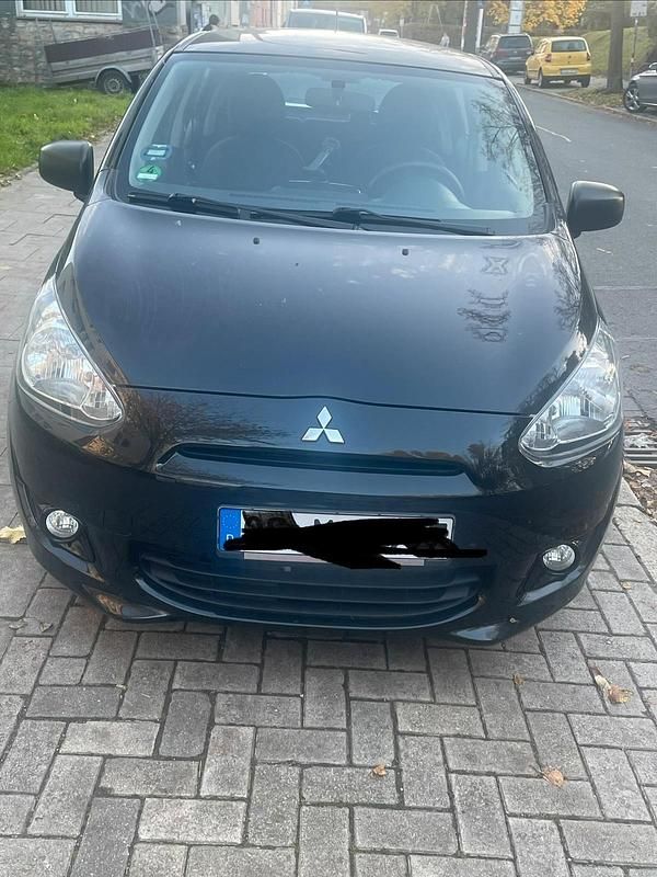 Schwarz Gebraucht 2014 Mitsubishi Space Star Kleinwagen | 3.999 € (Fairer Preis) - Bild 1/4