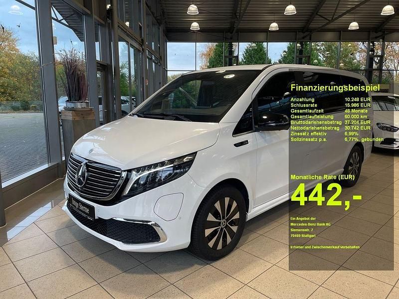 Weiß Gebraucht 2021 Mercedes EQV300 Avantgarde Van / Kleinbus | 40.990 € (Fairer Preis) - Bild 1/4