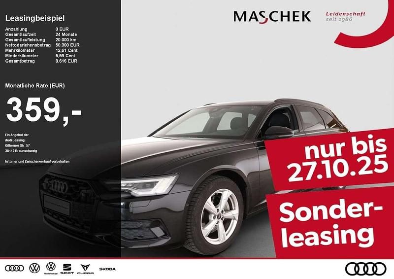 Mythosschwarz metallic Gebraucht 2025 Audi A6 Ambiente Kombi | 49.240 € (Guter Preis) - Bild 1/4