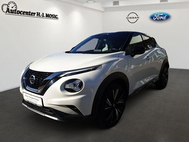 Gebraucht Nissan Juke 117 PS (86 kW) 2020 Weiß pearl white/black metallic SUV