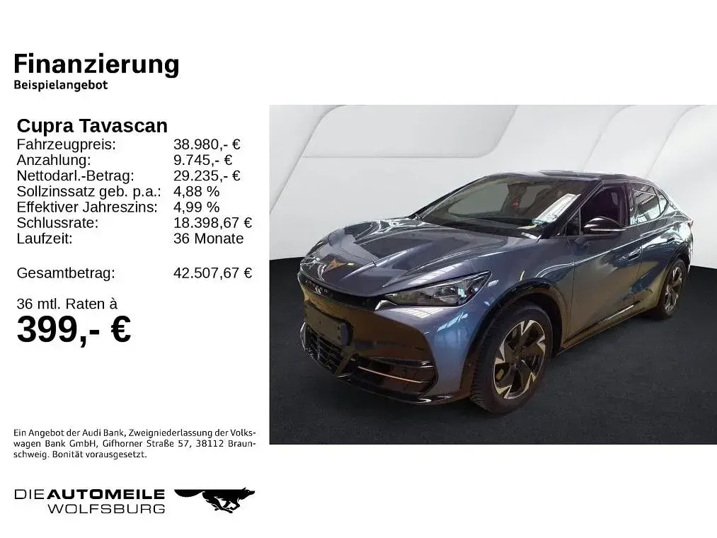 Gebraucht Cupra Tavascan Endurance 210 kW (286 PS) 2025 Tavascanblau SUV