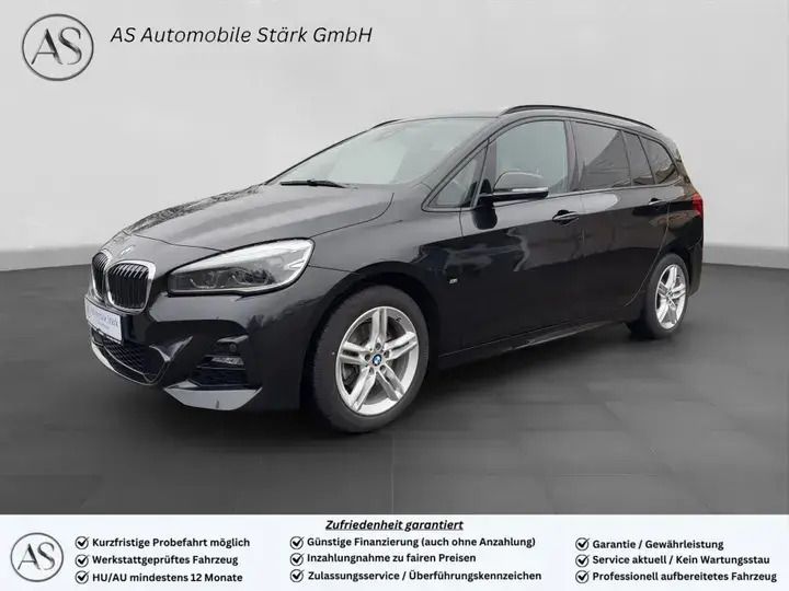 Schwarz Gebraucht 2023 BMW 218 Gran Tourer M Sport Van / Kleinbus | 24.450 € (Fairer Preis) - Bild 1/4