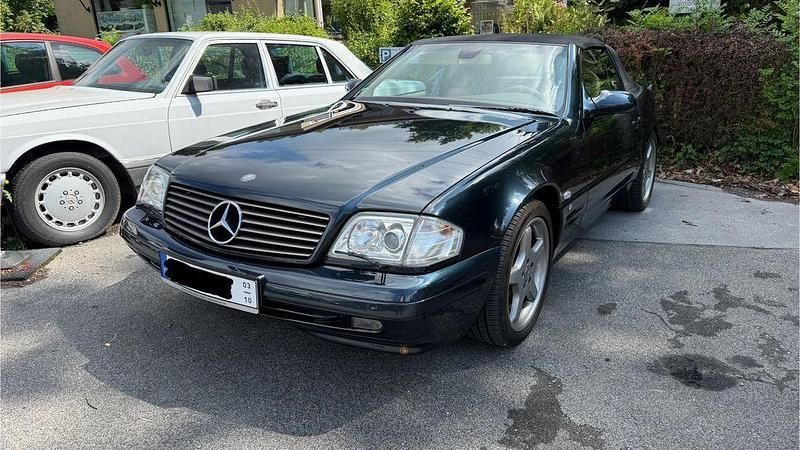 Blau Gebraucht 2000 Mercedes SL500 Cabrio | 42.999 € - Bild 1/4