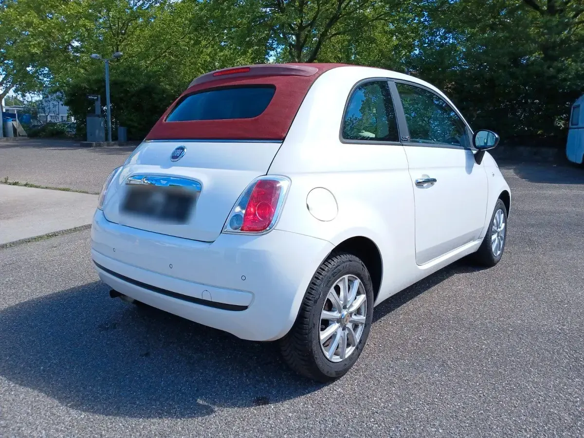 Gebraucht Fiat 500C Lounge 95 PS (69 kW) 2011 Weiß Cabrio