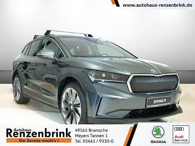 Grau Gebraucht 2021 Skoda Enyaq iV Suite SUV | 34.949 € (Etwas zu teuer) - Bild 1/4
