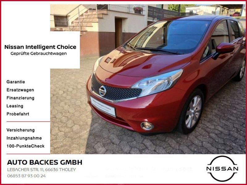 New red (m) Gebraucht 2016 Nissan Note Acenta+ Van / Kleinbus | 10.900 € (Fairer Preis) - Bild 1/4