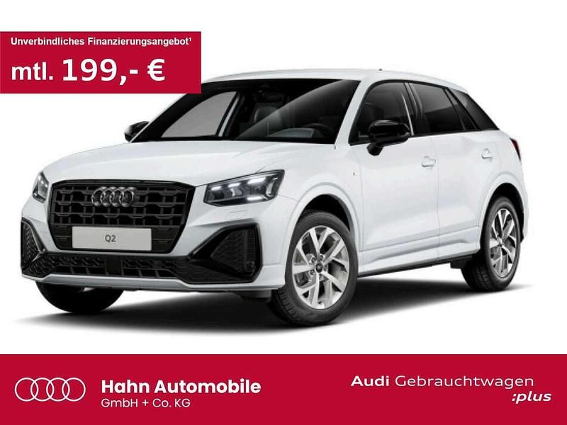 Gletscherweiß metallic Gebraucht 2025 Audi Q2 S-Line SUV | 32.930 € (Fairer Preis) - Bild 1/3