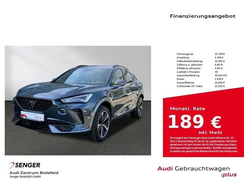 Grau Gebraucht 2023 Cupra Formentor SUV | 23.780 € (Guter Preis) - Bild 1/1