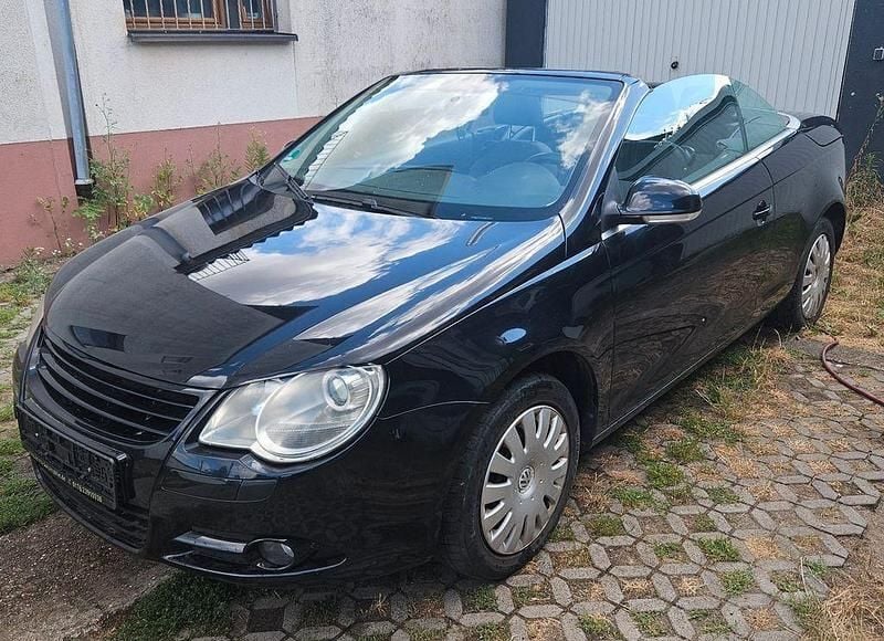Schwarz Gebraucht 2006 VW Eos Cabrio | 2.666 € (Guter Preis) - Bild 1/4