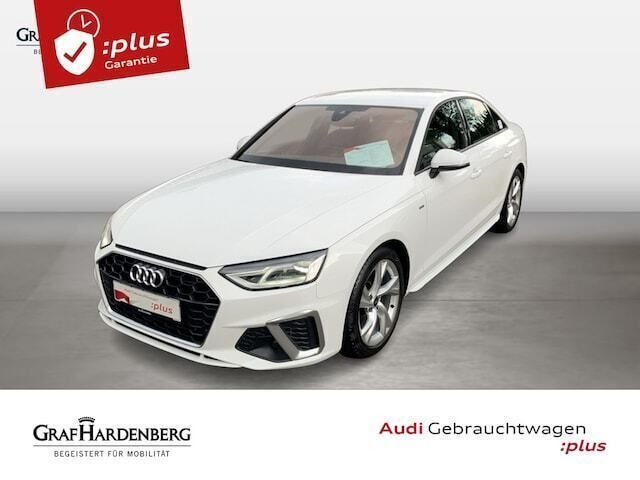 Ibisweiß Gebraucht 2022 Audi A4 S-Line Limousine | 28.890 € (Guter Preis) - Bild 1/4