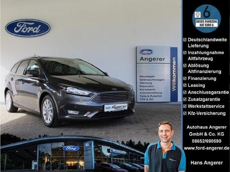 Magneticgrau (metallic) (metallic) Gebraucht 2018 Ford Focus Titanium Kombi | 11.490 € (Fairer Preis) - Bild 1/4