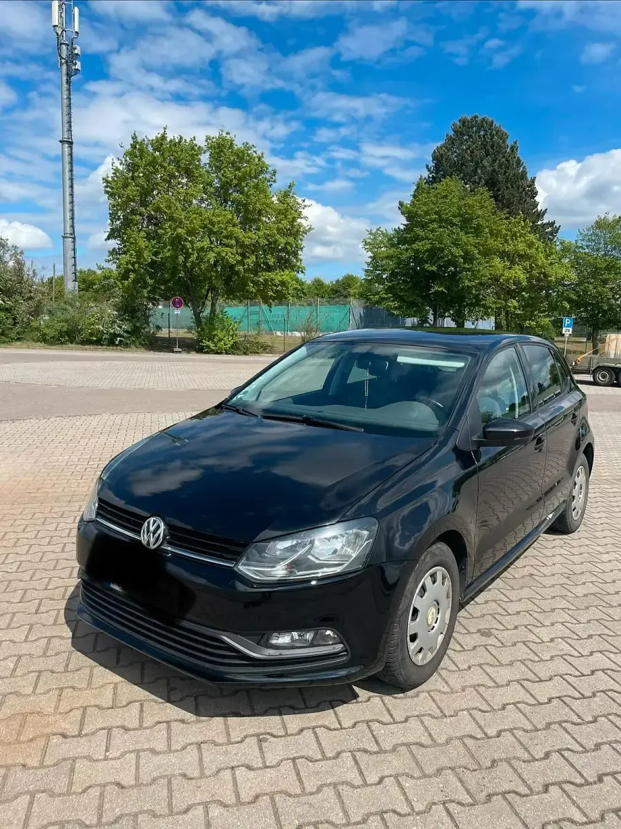 Gebraucht VW Polo 90 PS (66 kW) 2015 Schwarz Kleinwagen
