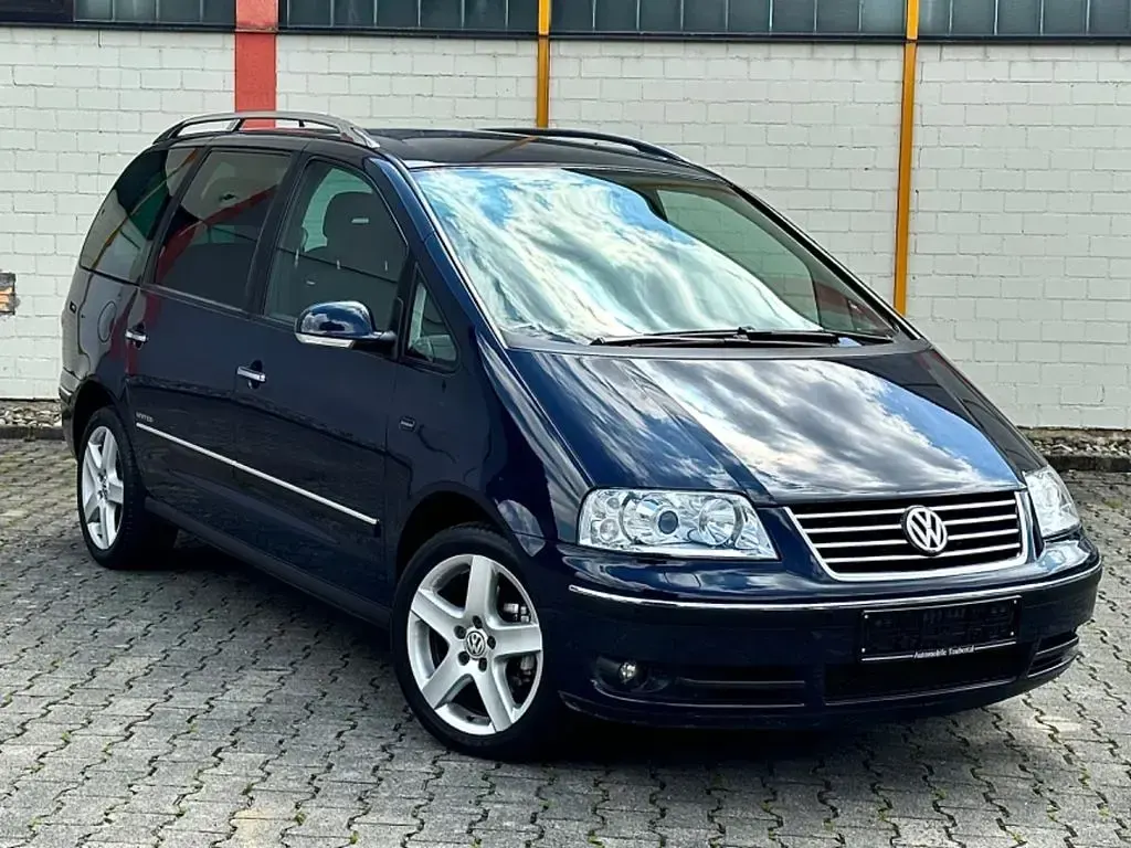 Gebraucht VW Sharan United 140 PS (102 kW) 2008 Blau Van / Kleinbus