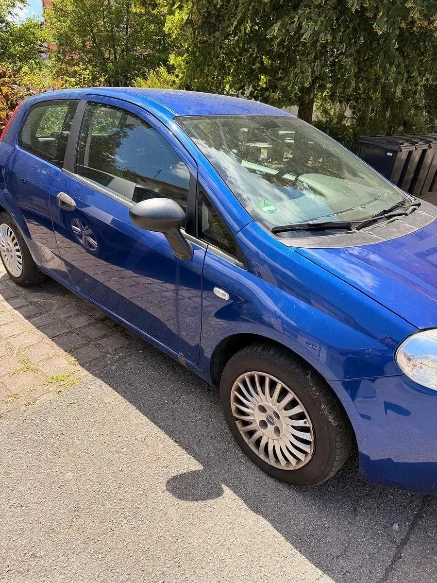 Gebraucht Fiat Punto Dynamic 65 PS (47 kW) 2007 Blau Kleinwagen