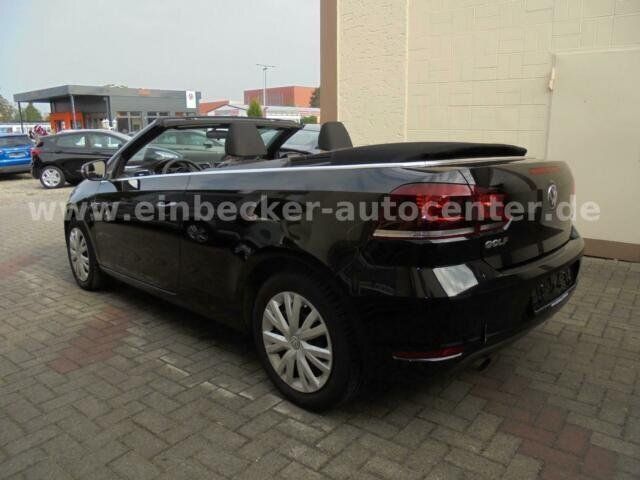 Gebraucht VW Golf Cabriolet 105 PS (77 kW) 2014 Schwarz metallic Cabrio