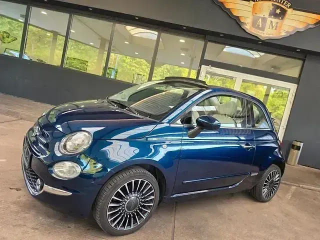Gebraucht Fiat 500 Lounge 69 PS (50 kW) 2018 Blau Cabrio