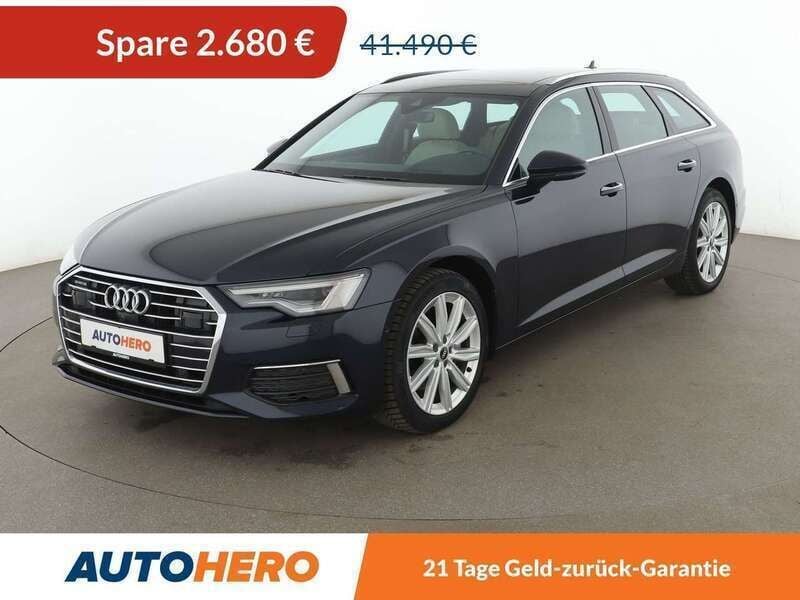 Firmamentblau metallic Gebraucht 2021 Audi A6 Design Kombi | 38.810 € (Superpreis) - Bild 1/3