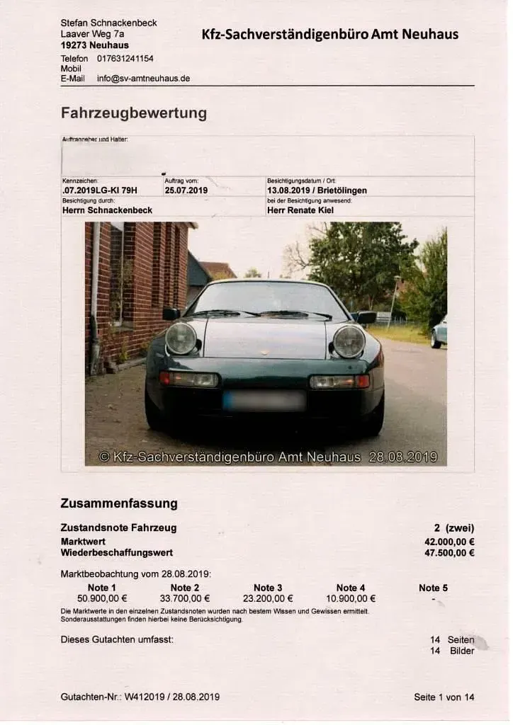 Gebraucht Porsche 928 S4 320 PS (235 kW) 1987 Blau Coupé