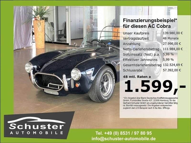 Blau Gebraucht 1973 AC Cobra Cabrio | 139.980 € - Bild 1/4