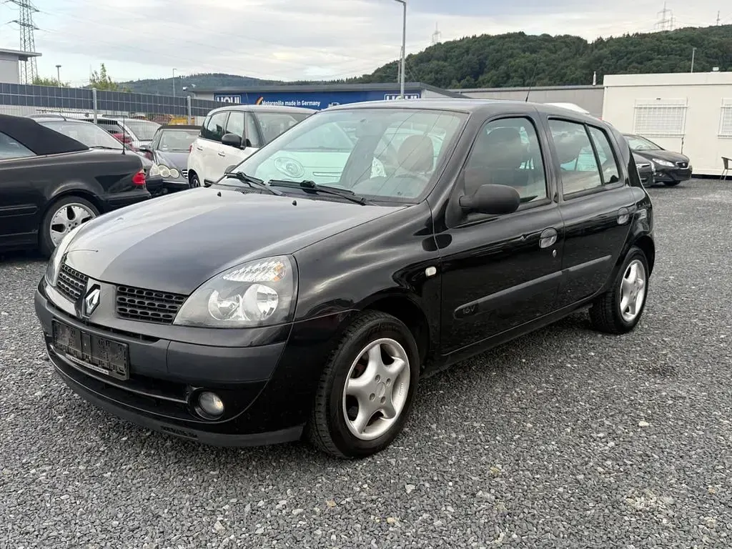 Gebraucht Renault Clio II Authentique 75 PS (55 kW) 2003 Schwarz Limousine