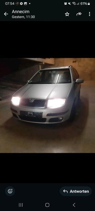 Silber Gebraucht 2005 Skoda Fabia Kombi | 500 € (Superpreis) - Bild 1/4