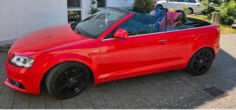 Rot Gebraucht 2008 Audi A3 Cabriolet Cabrio | 6.999 € (Fairer Preis) - Bild 1/4