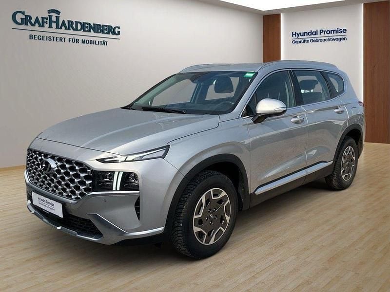 Typhoon silver / met Gebraucht 2023 Hyundai Santa Fe Trend SUV | 35.990 € (Guter Preis) - Bild 1/4
