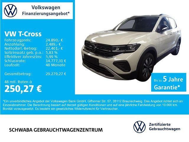 Ascotgrau Gebraucht 2025 VW T-Cross Goal SUV | 24.890 € (Guter Preis) - Bild 1/4