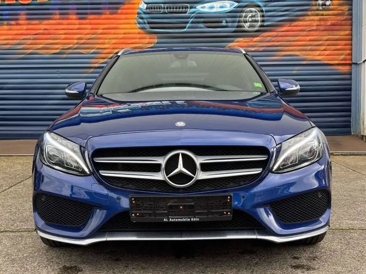 Gebraucht Mercedes C200 AMG 136 PS (100 kW) 2015 Brillantblau Kombi