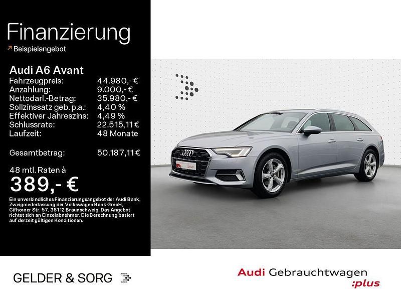 Florettsilber metallic Gebraucht 2025 Audi A6 Advanced Plus Kombi | 44.980 € (Superpreis) - Bild 1/4