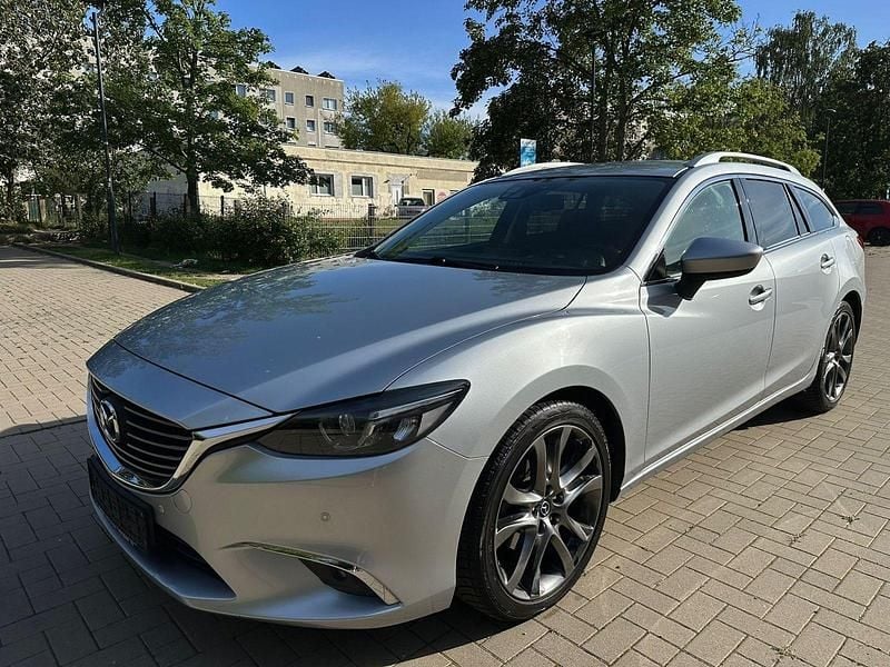 Silber Gebraucht 2016 Mazda 6 Sports-Line Kombi | 10.499 € (Guter Preis) - Bild 1/4