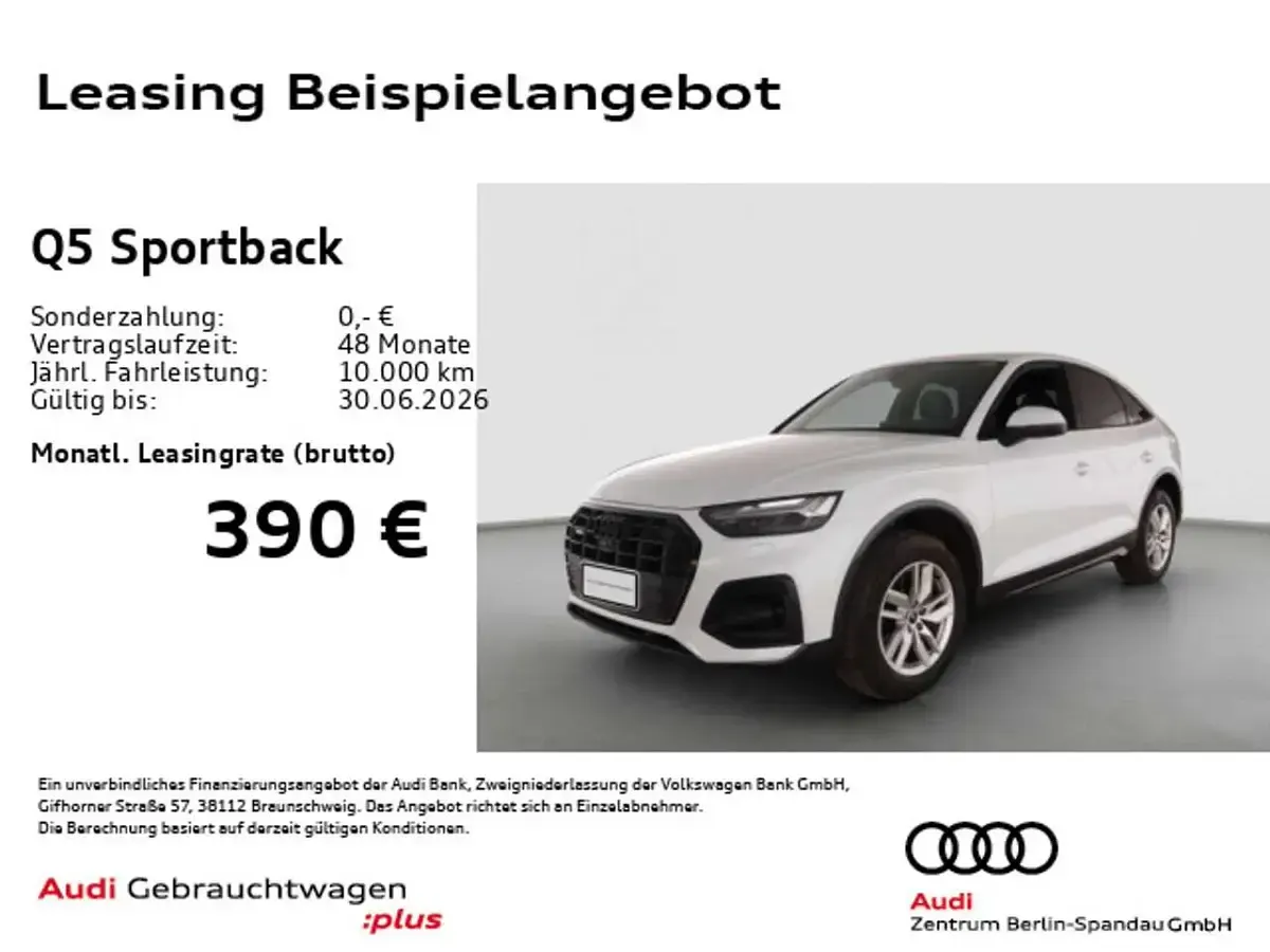 Używany Audi Q5 204 KM (150 kW) 2025 Biały SUV