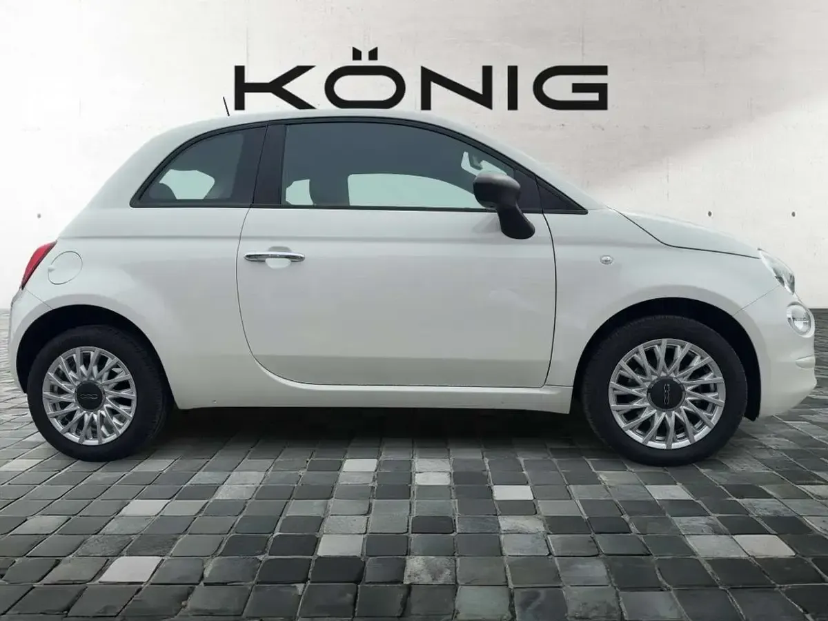 Gebraucht Fiat 500 69 PS (50 kW) 2023 Gelato weiß (5ca) Kleinwagen