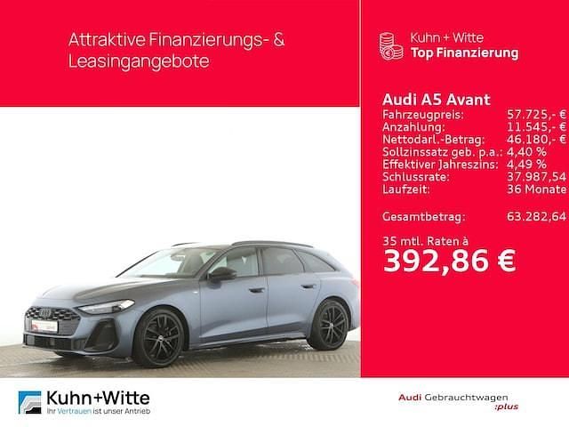 Gebraucht Audi A5 S-Line 204 PS (150 kW) 2025 Horizontblau metallic Kombi