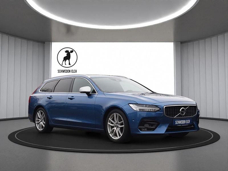 Gebraucht Volvo V90 R-Design 235 PS (172 kW) 2017 Blau Kombi