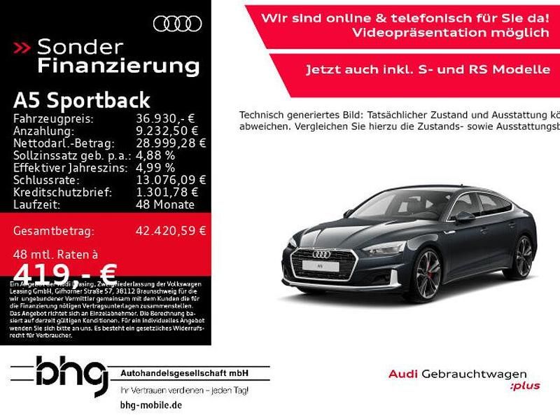 Manhattangrau metallic Gebraucht 2022 Audi A5 Advanced Plus Limousine | 36.930 € (Fairer Preis) - Bild 1/4