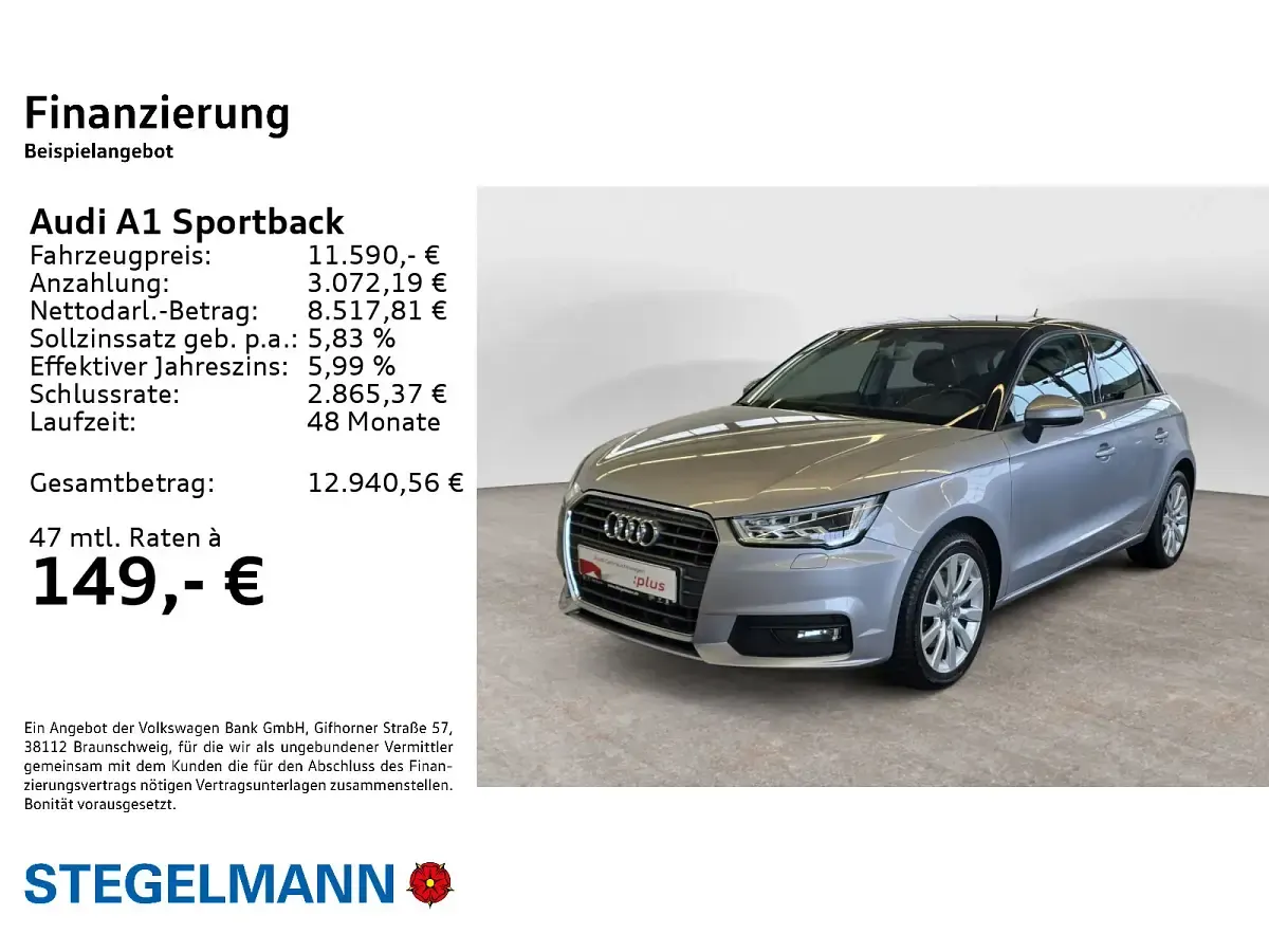 Gebraucht Audi A1 Sportback 125 PS (91 kW) 2015 Kleinwagen