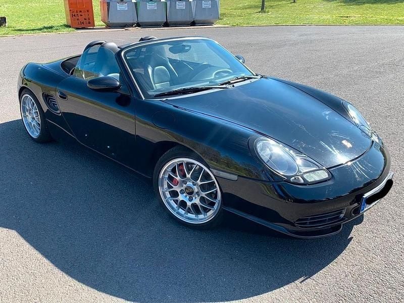 Schwarz Gebraucht 2002 Porsche Boxster S Cabrio | 19.000 € (Guter Preis) - Bild 1/4