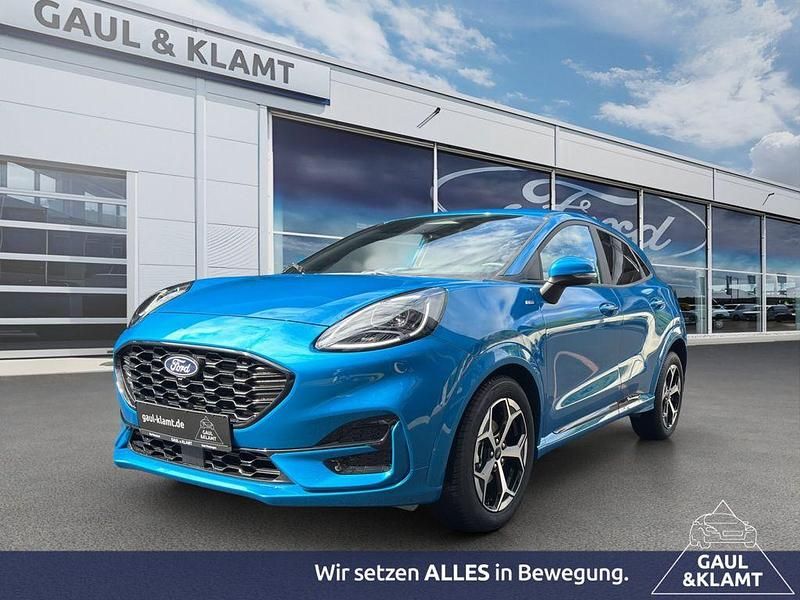 Digital aqua blue Neu 2025 Ford Puma Gen-E ST-Line Limousine | 27.542 € (Fairer Preis) - Bild 1/4