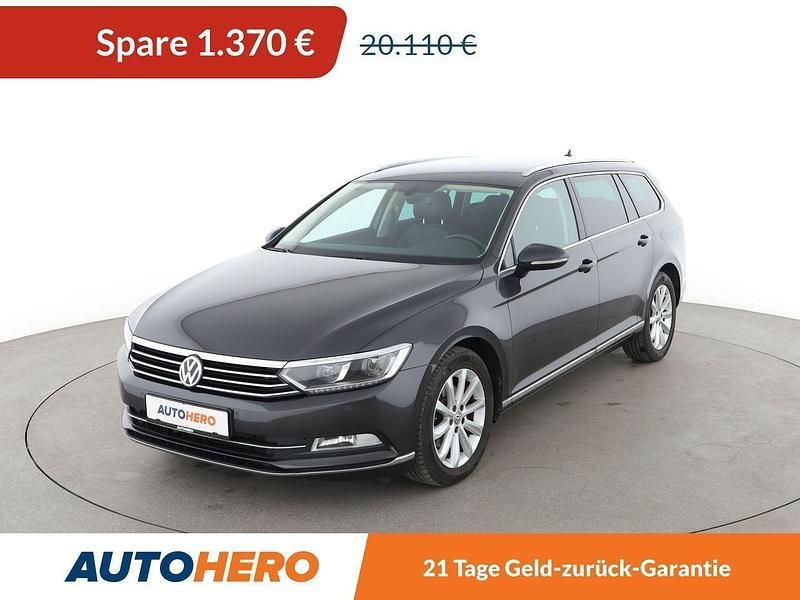 Grau Gebraucht 2019 VW Passat Highline Kombi | 18.740 € (Fairer Preis) - Bild 1/3